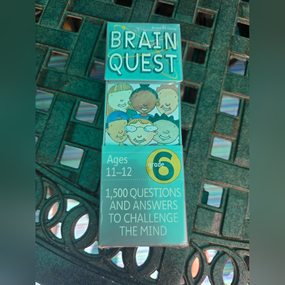 Brain Quest Grade 6 Card Set